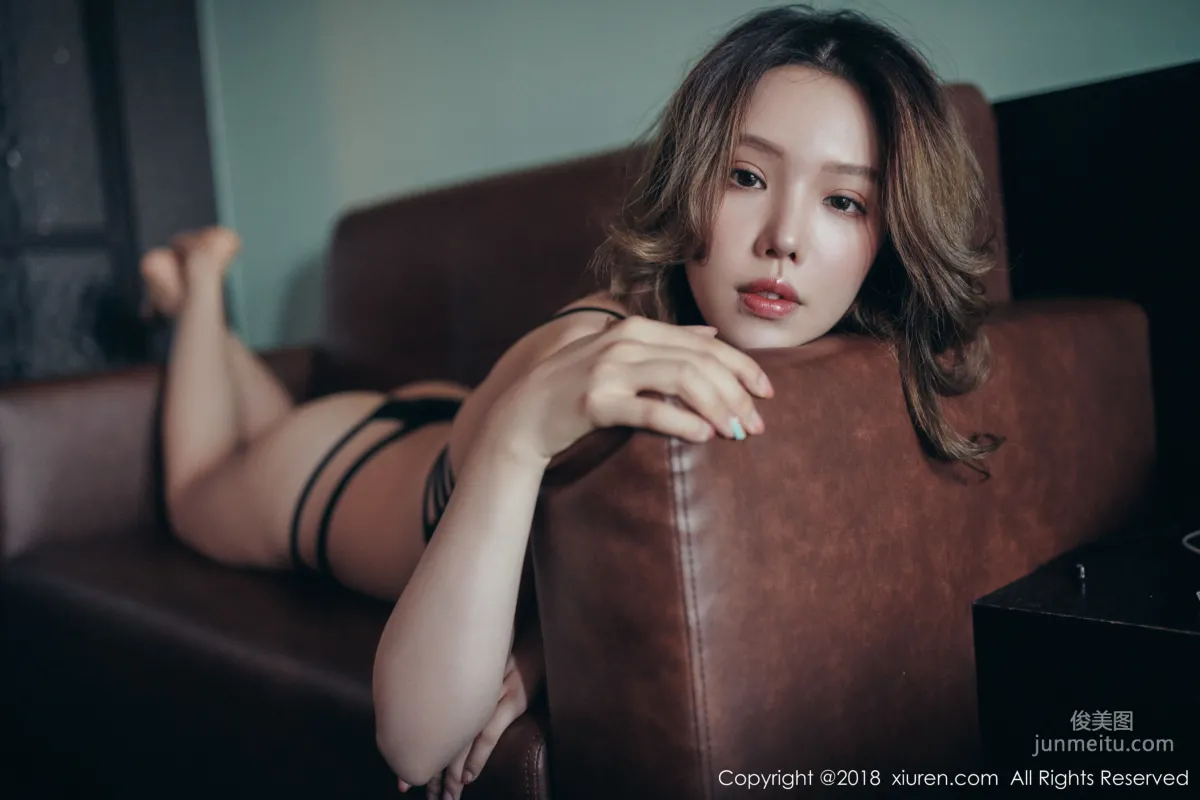 Huang Leran "Snow Breasts Beautiful Curves Thin Waist Red Lips" [XiuRen] No.1195 Photo Set photo 36
