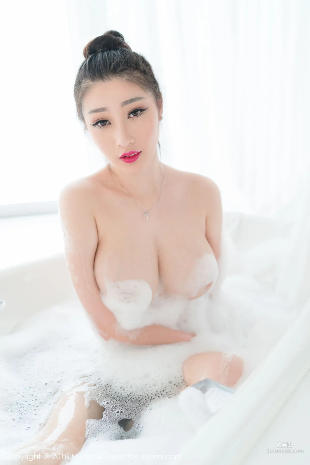 Daji Toxic《Bathtub Bubble Bath Temptation》 [MiStar] VOL.244 Photo Set photo 12