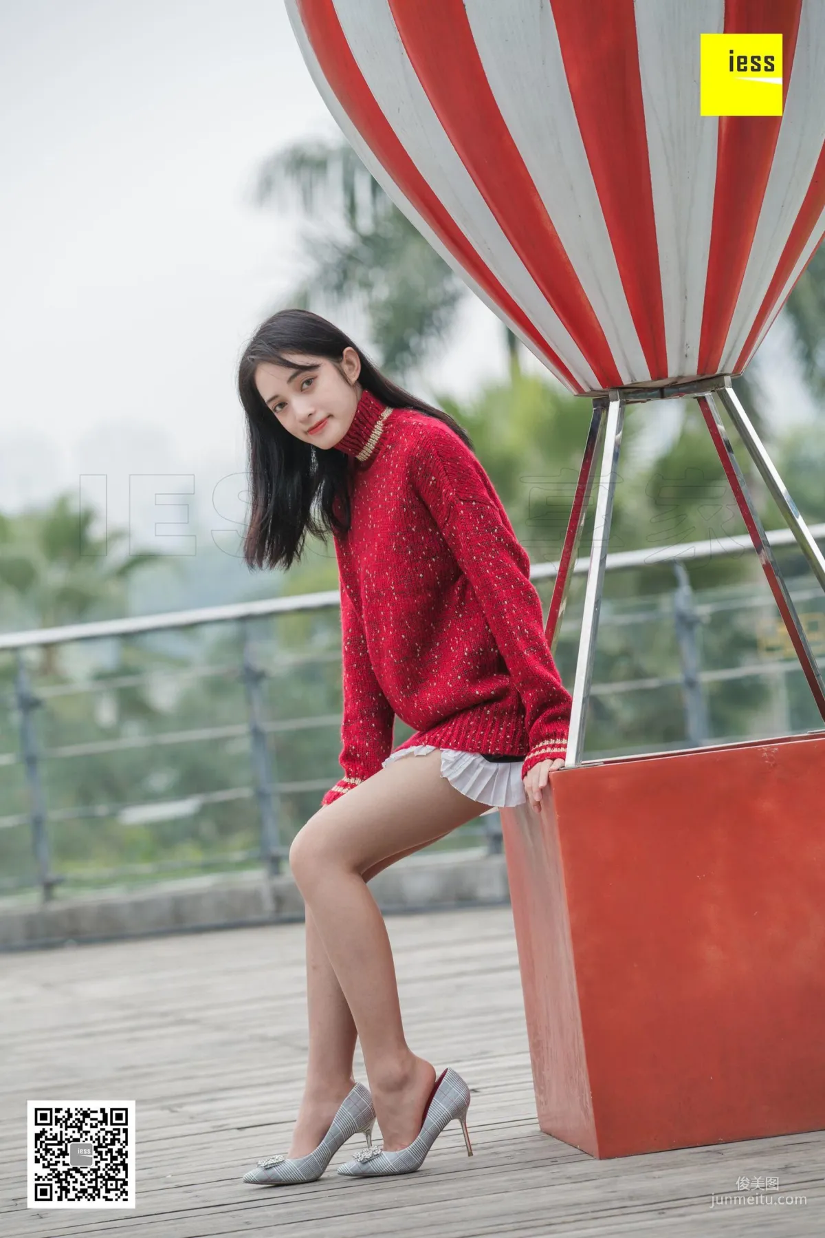 模特姗姗《街拍姗姗和小助理》 [異思趣向IESS] 寫真集 16