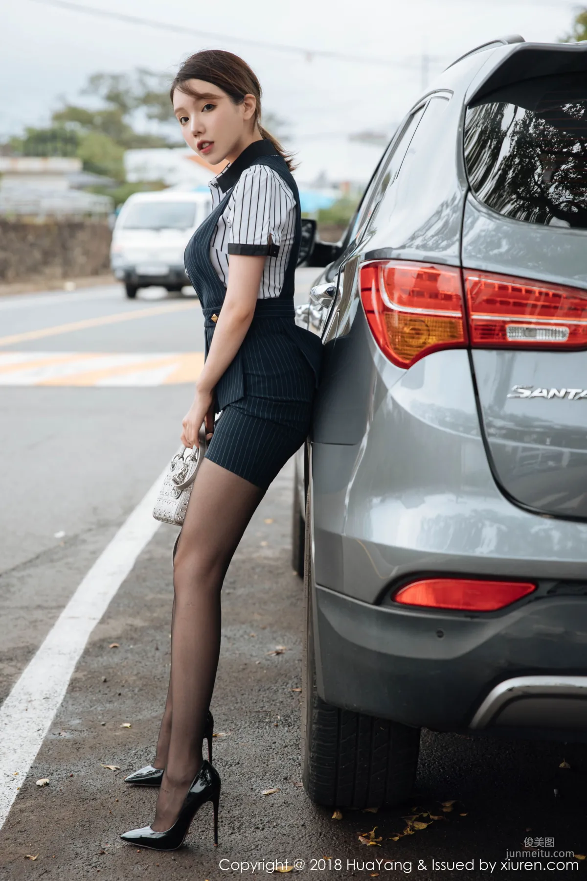 Huang Leran Black Stockings Temptation Splendid Presentation [HuaYang] Vol.087 Photo Set photo 13