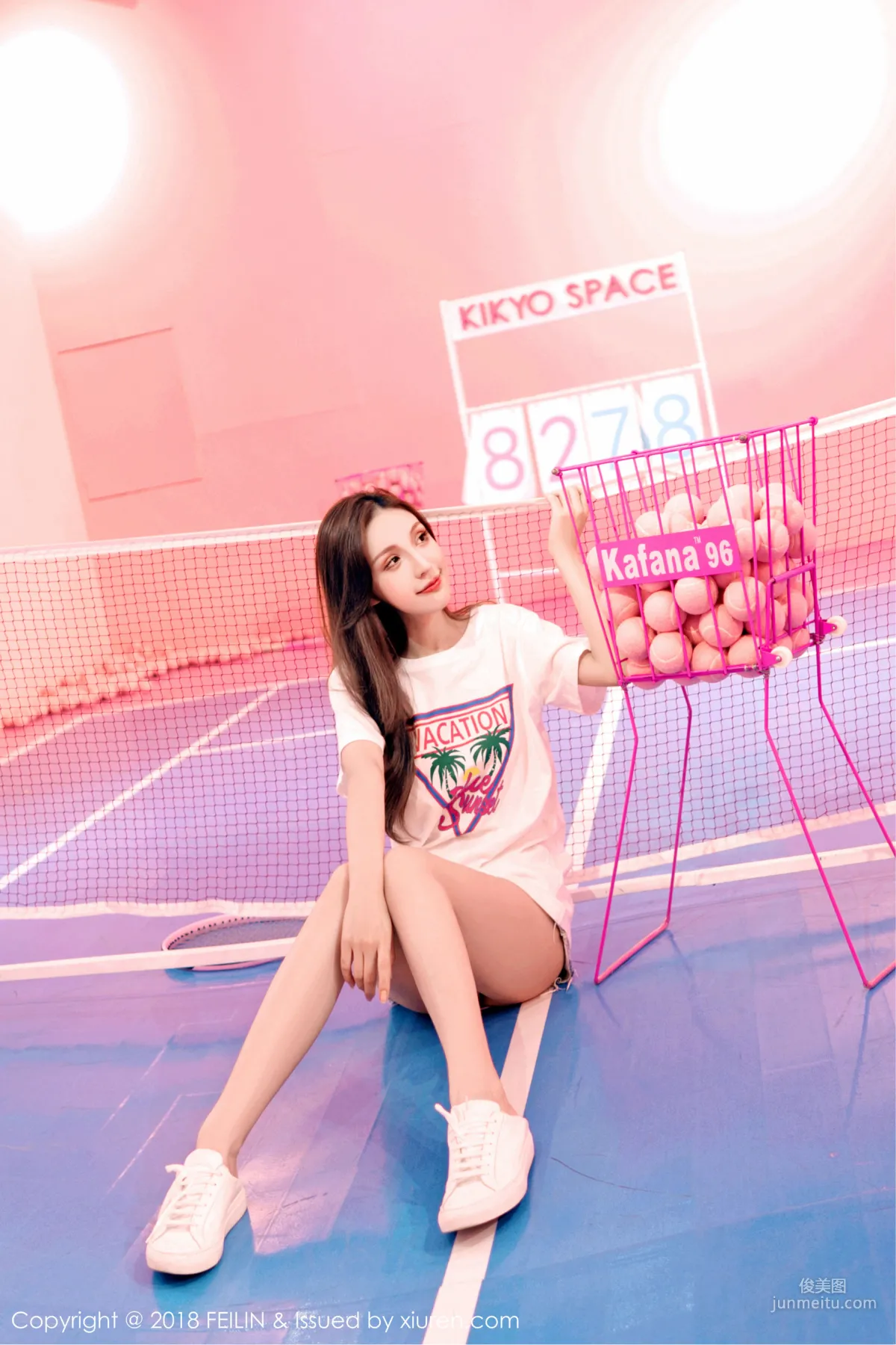 Wang Jiaying A Soft Girl Like a Delicate Beauty [FeiLin] VOL.170 Photo Set photo 16