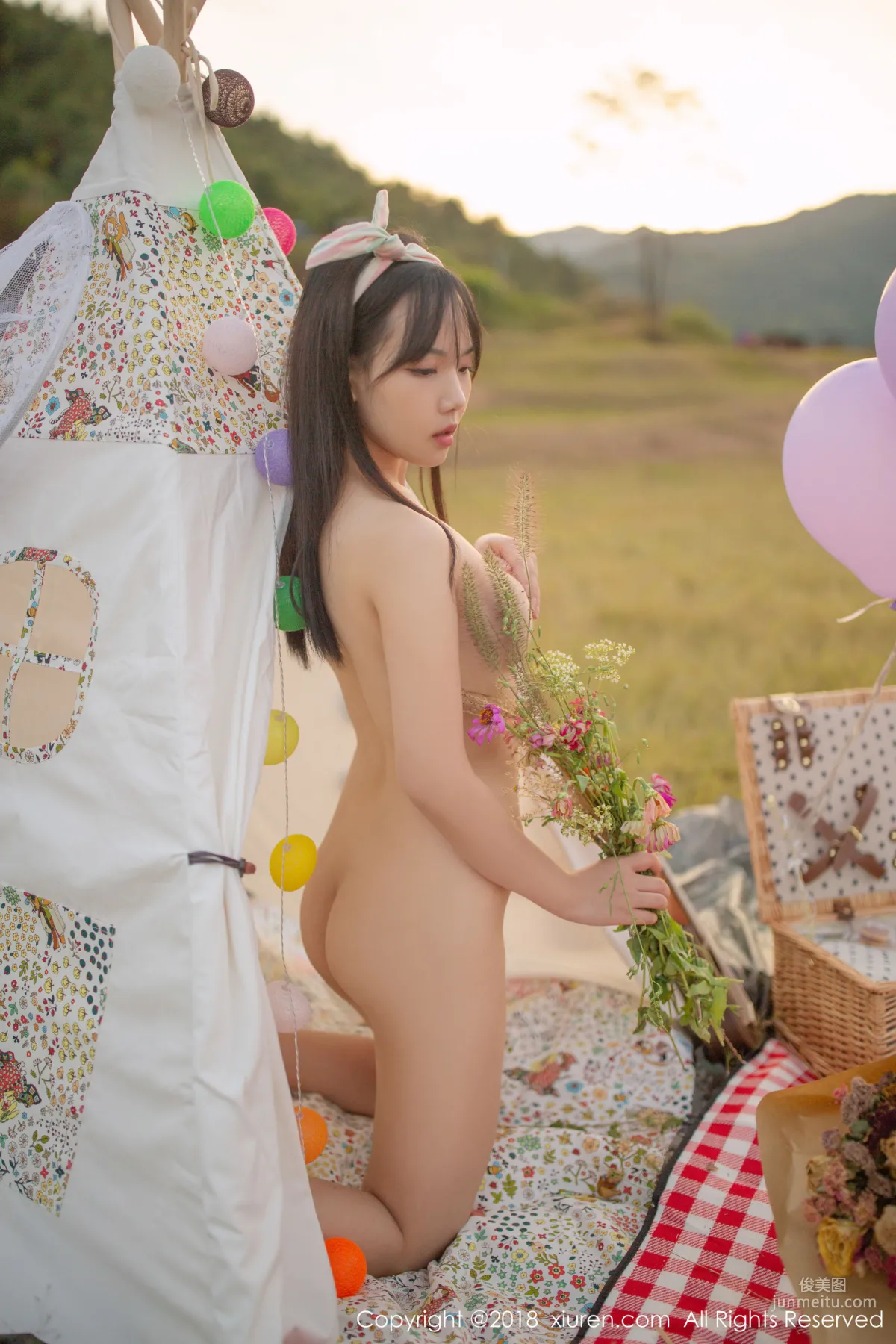 Xu Weiwei mia "Sexiness and Romance Under the Sunset" [XiuRen] No.1207 Photo Set photo 62