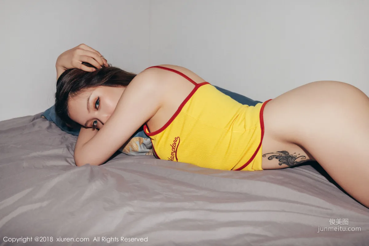 Huang Leran "Snow Breasts Beautiful Curves Thin Waist Red Lips" [XiuRen] No.1195 Photo Set photo 27
