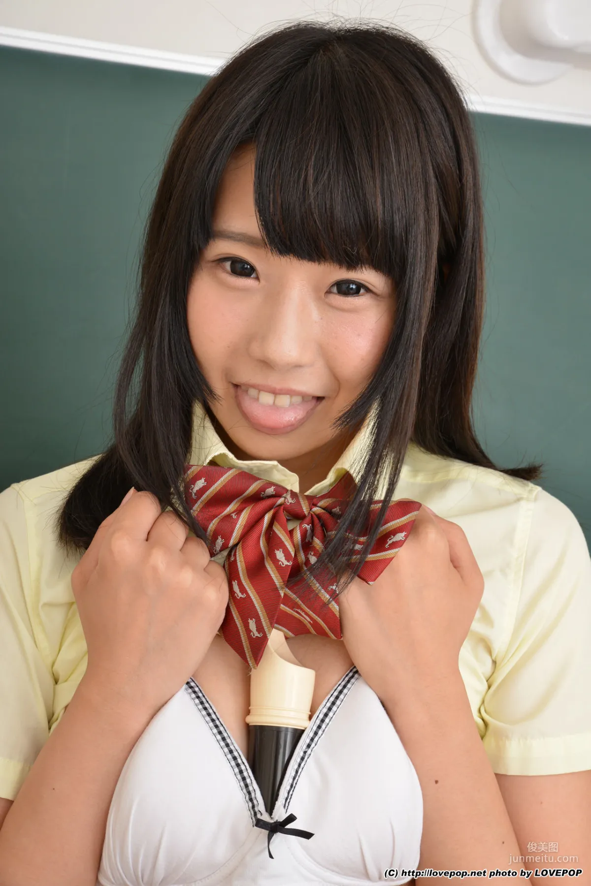 水嶋アリス《Uniform shirts - PPV》 [LOVEPOP] 写真集41
