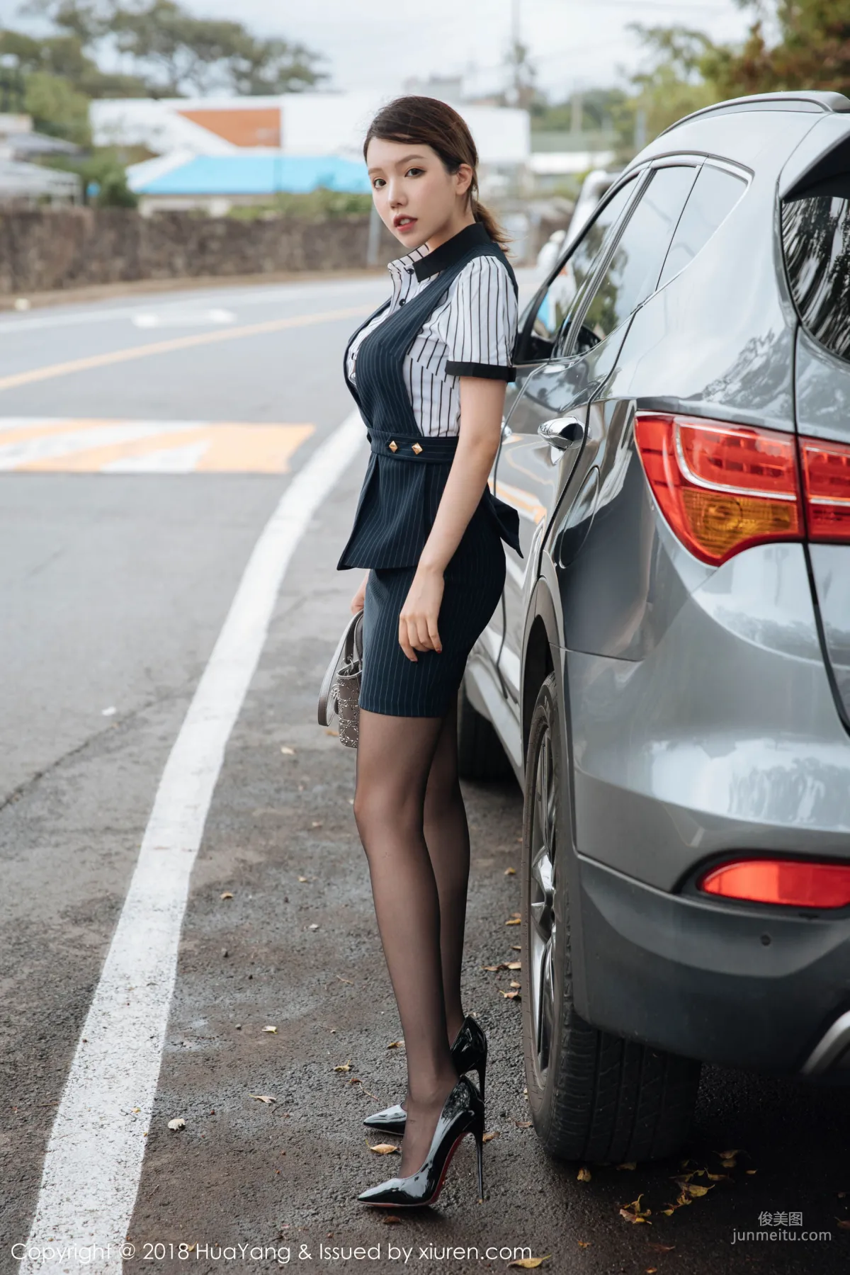 Huang Leran Black Stockings Temptation Splendid Presentation [HuaYang] Vol.087 Photo Set photo 9