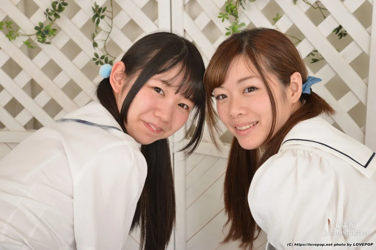 白井ゆずか&森保さな(森保沙奈) Photoset 01 [LOVEPOP] 寫真集 14