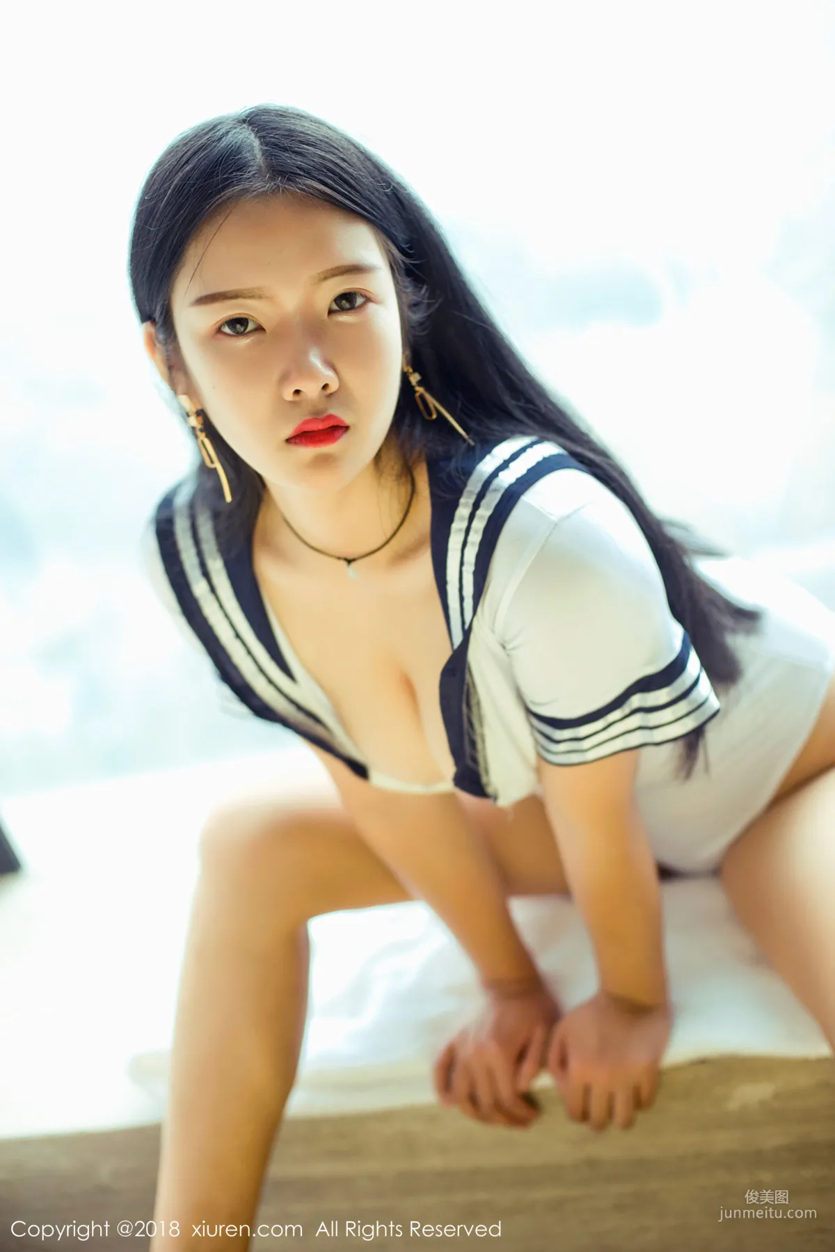 Ling Xier 'High and Cold European-Size Schoolgirl' [XiuRen] No.1197 Photo Set photo 5