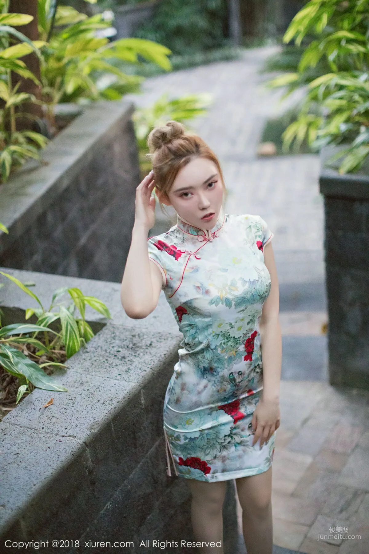 Menghanyao baby Qipao + Bodysuit Nude Stockings Series~~ [XiuRen] No.1237 Photo Set photo 2