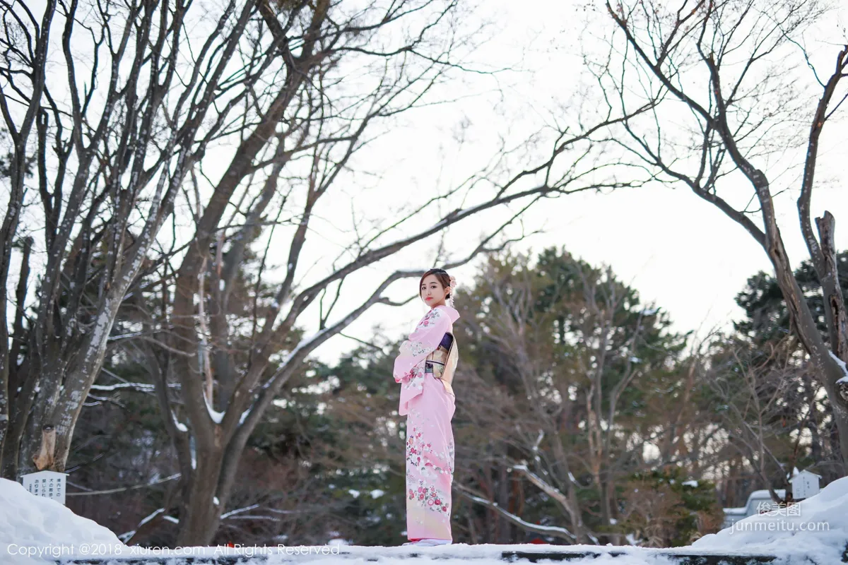Mao Bao, Traditional Kimono and Pink Bikini [XiuRen] No.1228 Photo Set photo 9