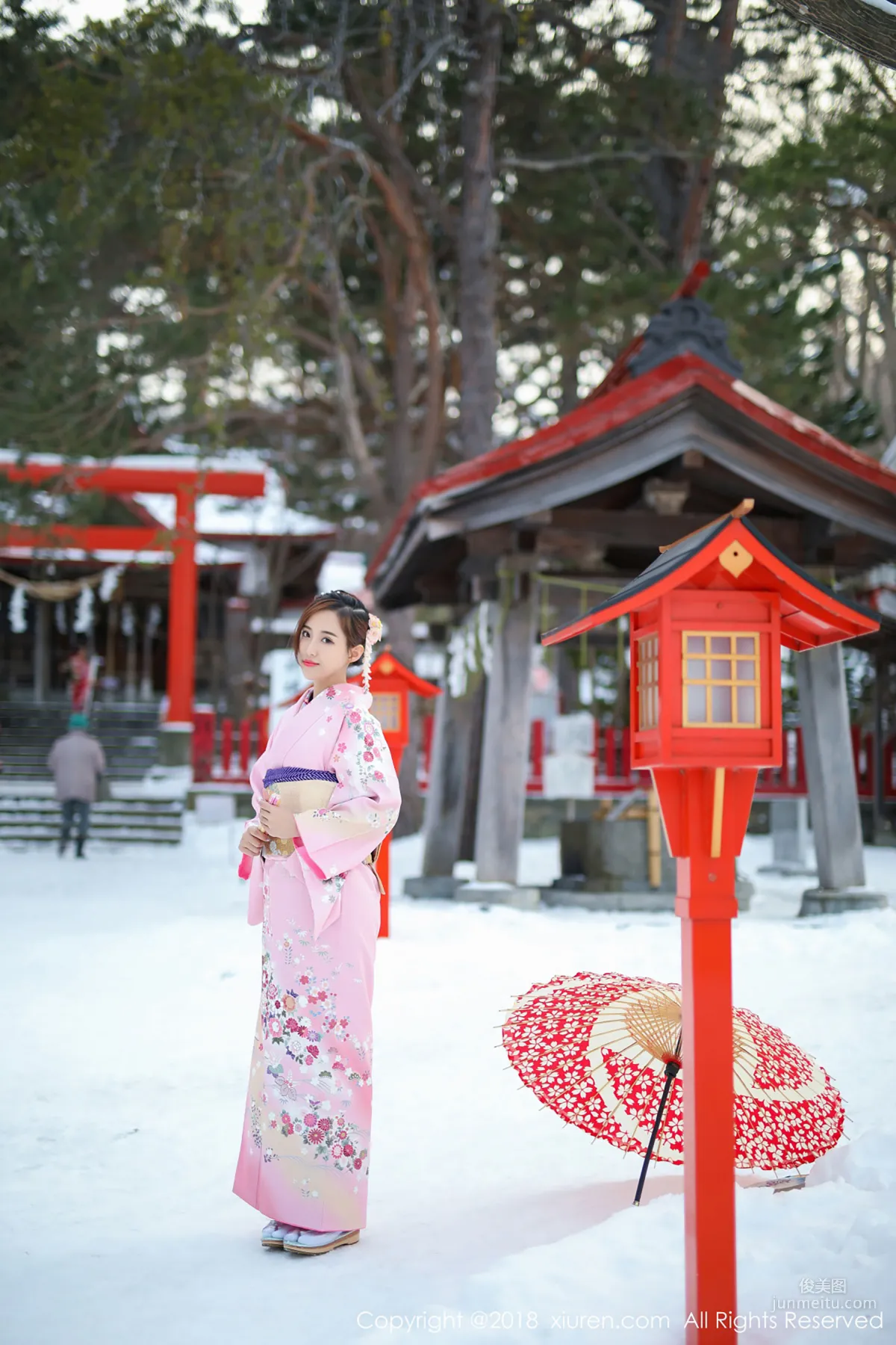 Mao Bao, Traditional Kimono and Pink Bikini [XiuRen] No.1228 Photo Set photo 11