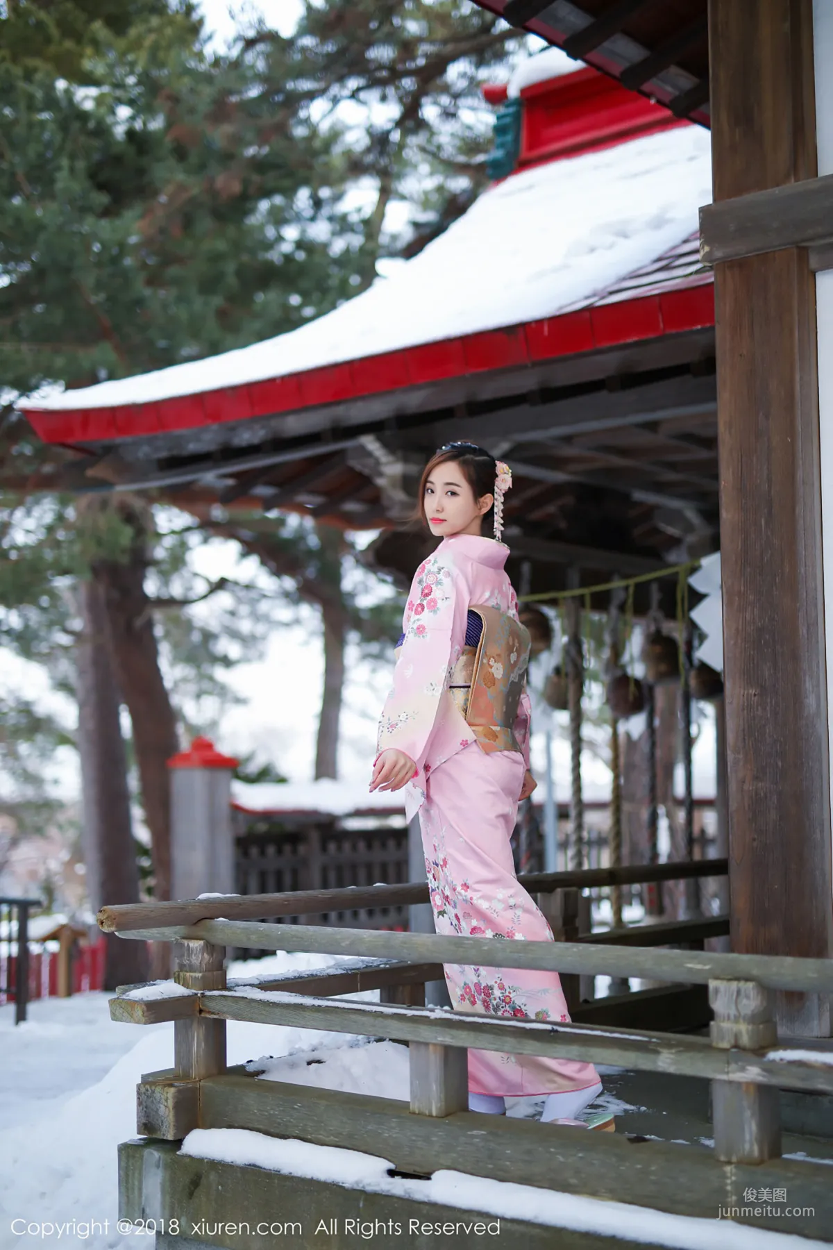 Mao Bao, Traditional Kimono and Pink Bikini [XiuRen] No.1228 Photo Set photo 16