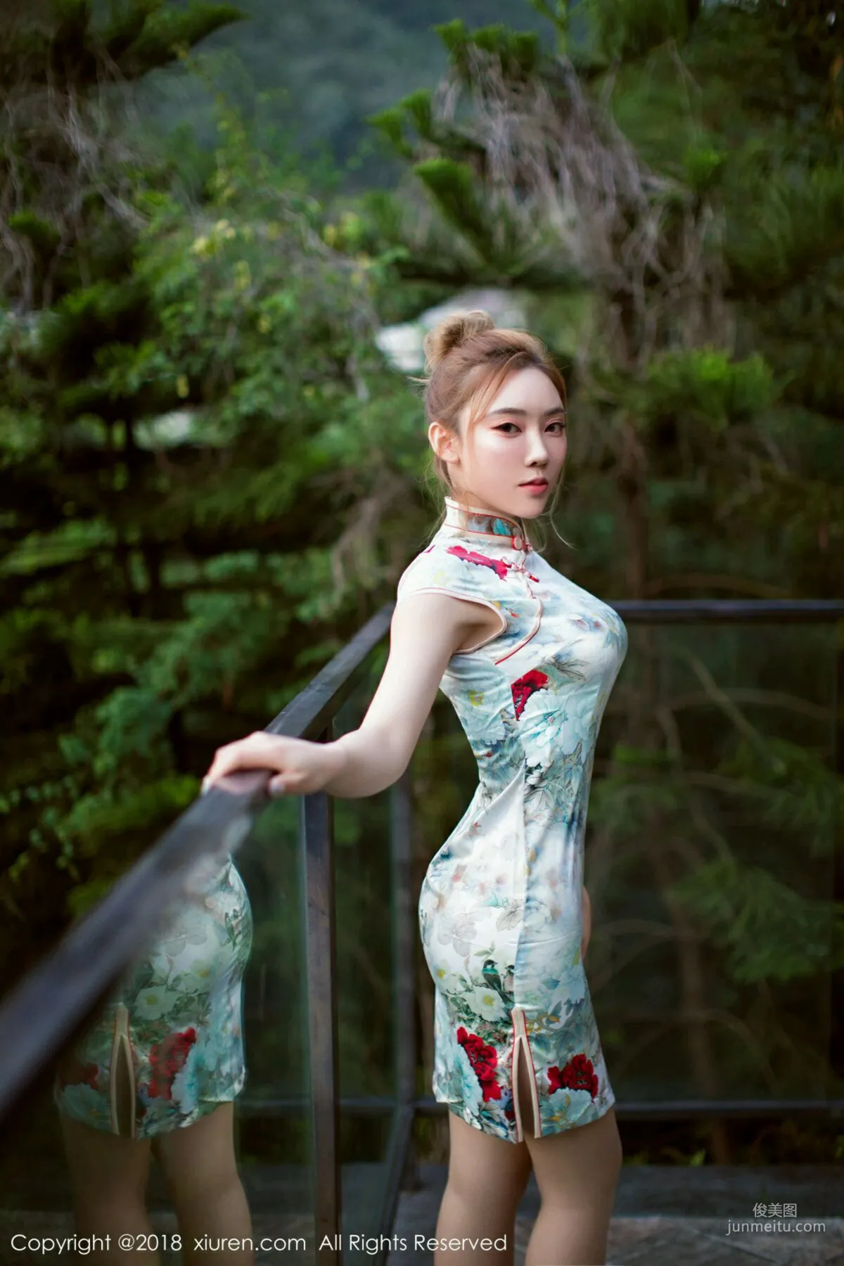 Menghanyao baby Qipao + Bodysuit Nude Stockings Series~~ [XiuRen] No.1237 Photo Set photo 10