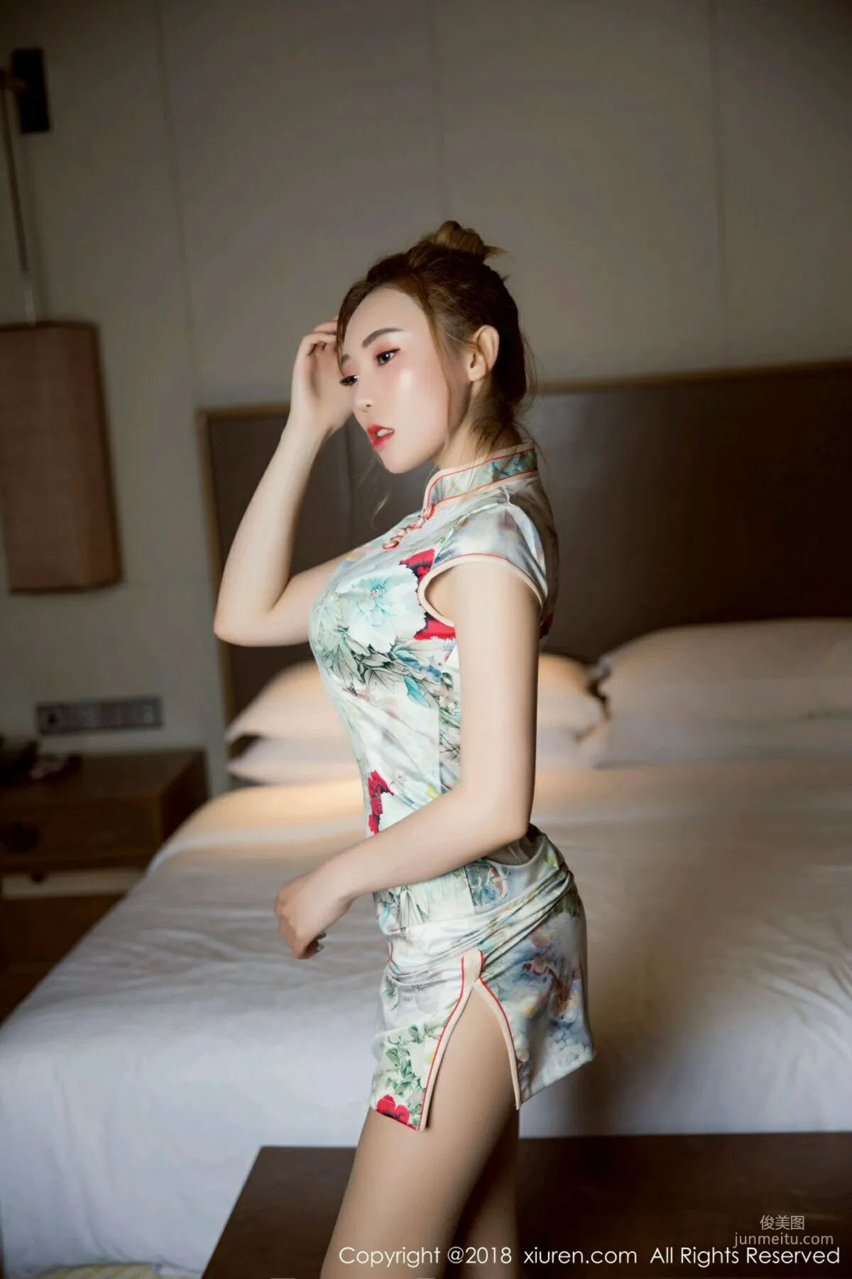 Menghanyao baby Qipao + Bodysuit Nude Stockings Series~~ [XiuRen] No.1237 Photo Set photo 21