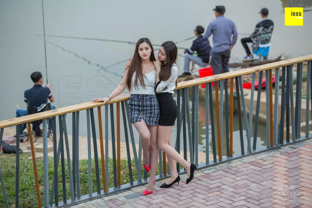 Models Jiajia and Jiu Mei, Fishing or Fishing for Stockings? 2 [IESS] Photo Set photo 74
