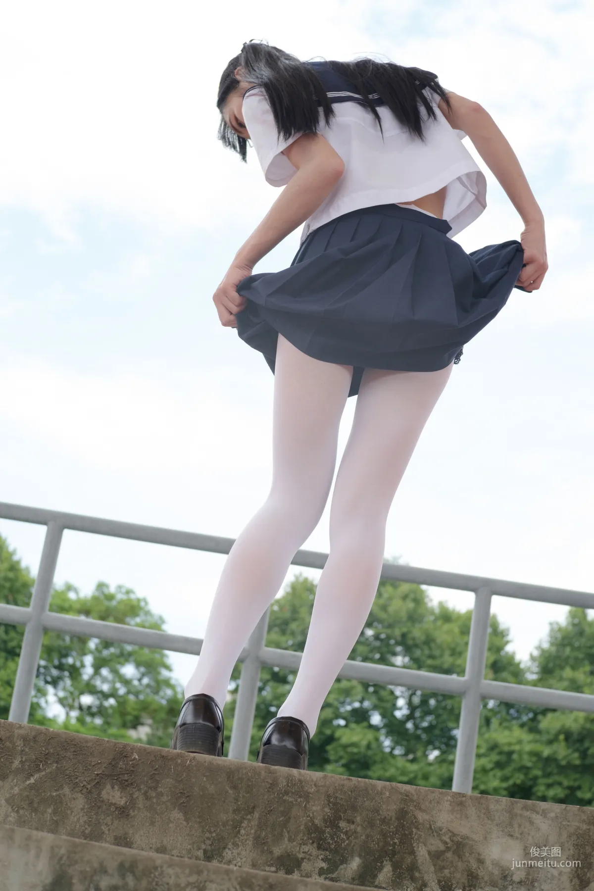 《高中女生JK白絲外拍》 [森蘿财團] BETA-004 寫真集 82