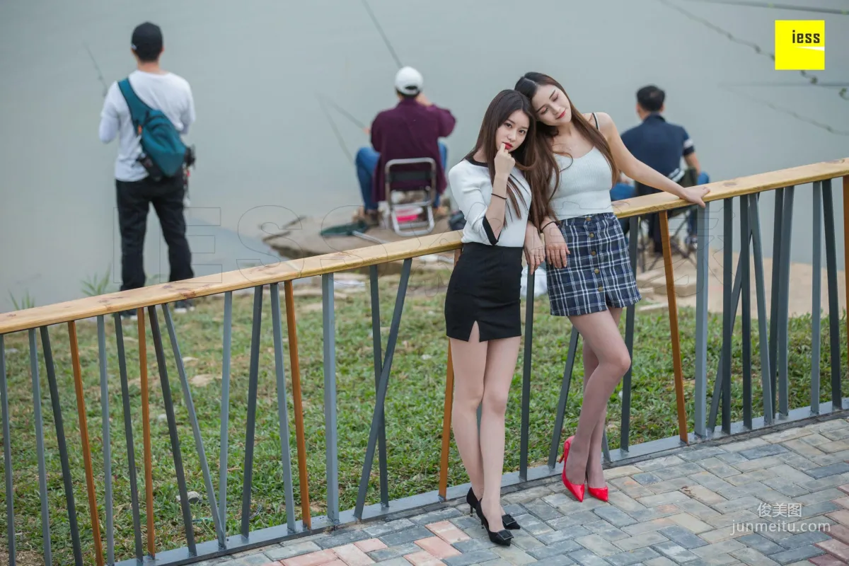 Models Jiajia and Jiu Mei, Fishing or Fishing for Stockings? 2 [IESS] Photo Set photo 72