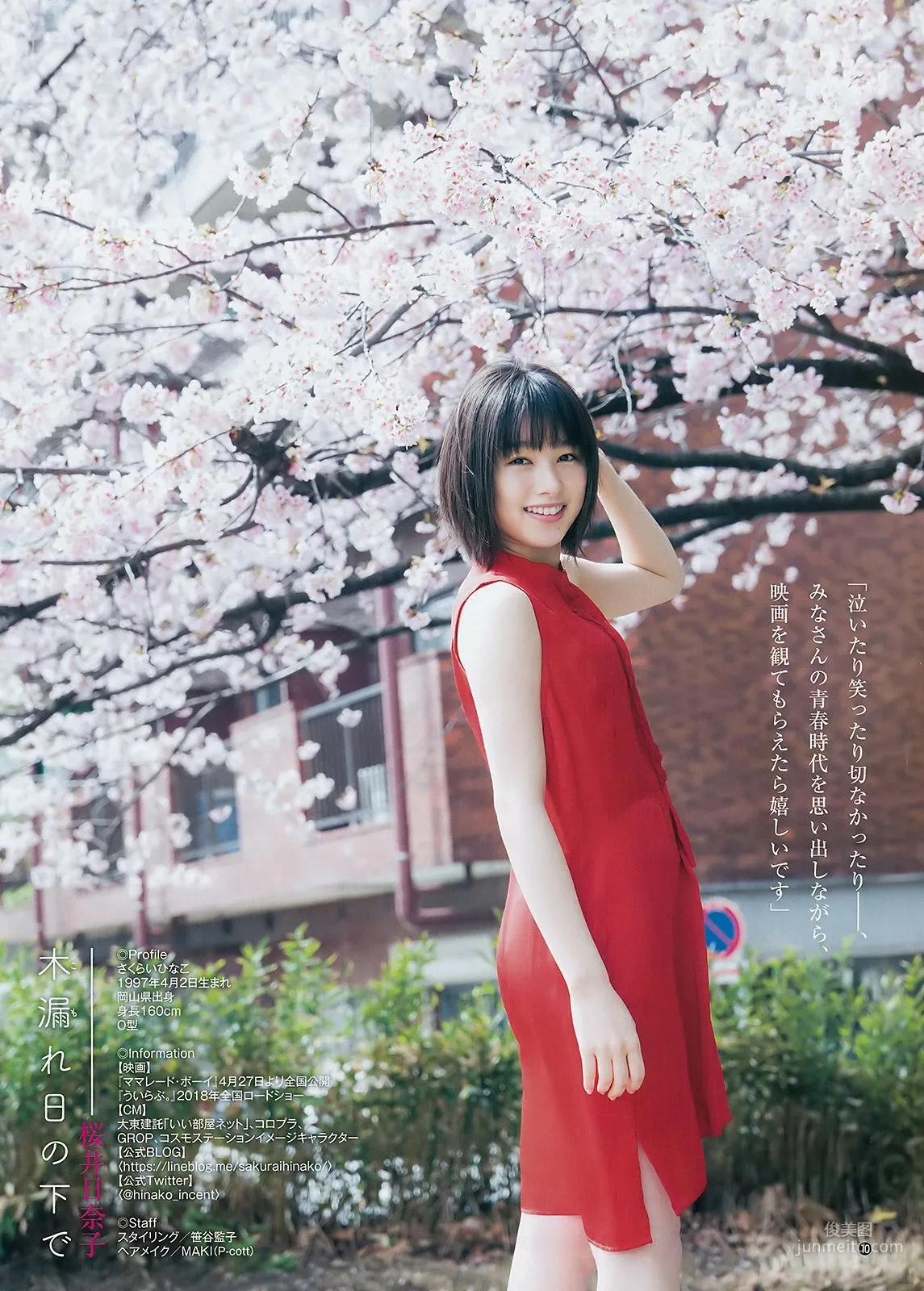 Runa Saeki Hinako Sakurai [Weekly Young Jump] 2018 No.20 Photo Magazine photo 15