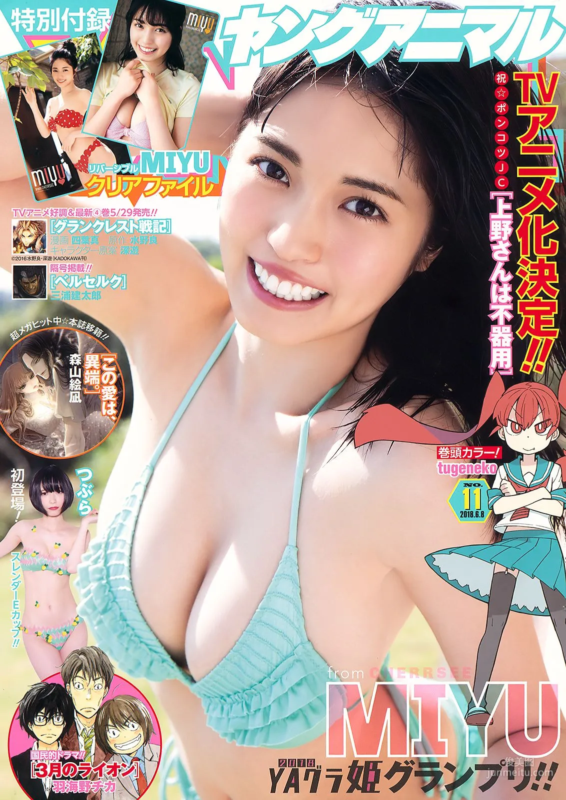 MIYU & Tsuburaつぶら [Young Animal] 2018年No.11 寫真雜志 1