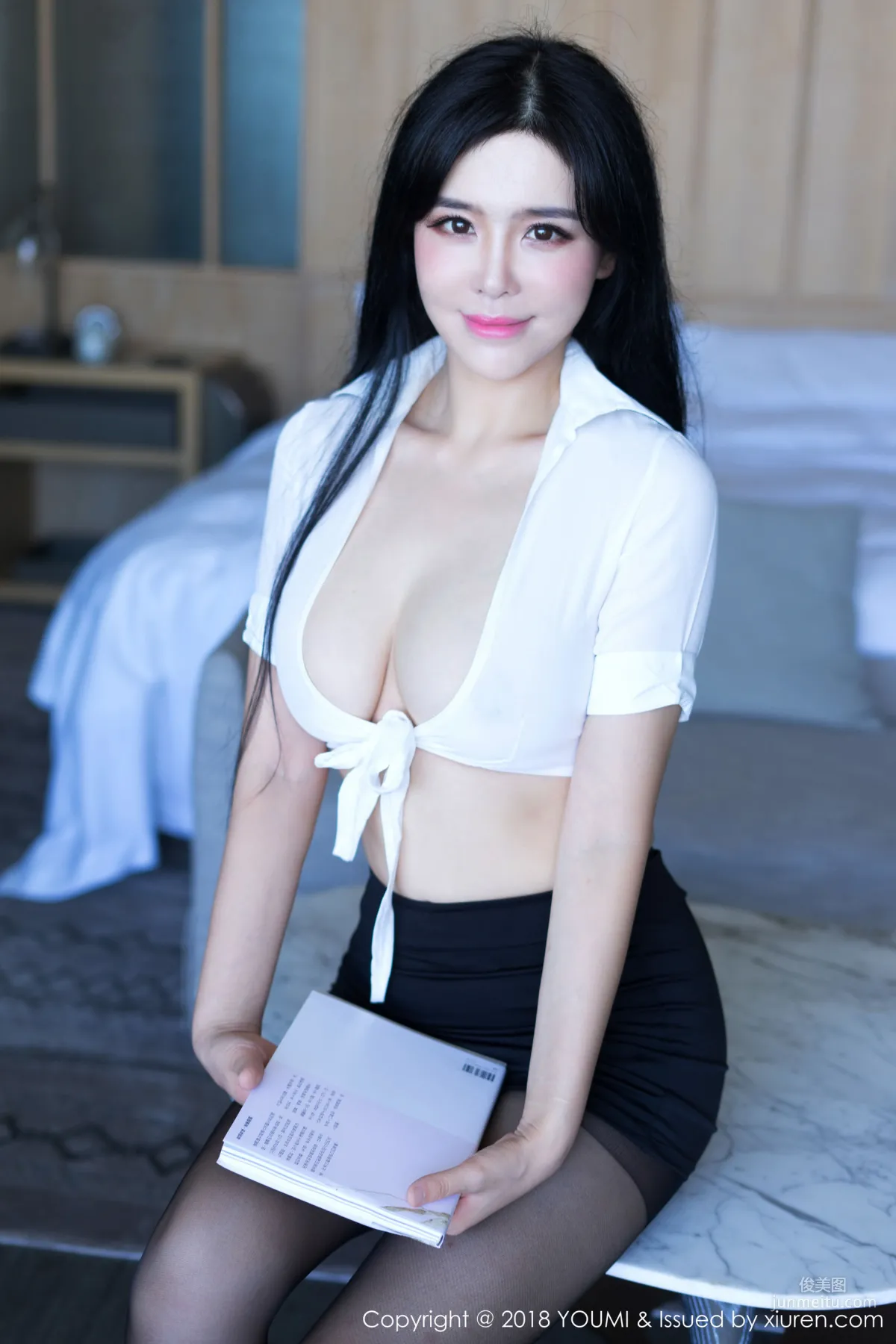 Liu Yuer, The Female Secretary in White Shirt and Black Stockings [YouMi] Vol.238 Photo Set photo 4