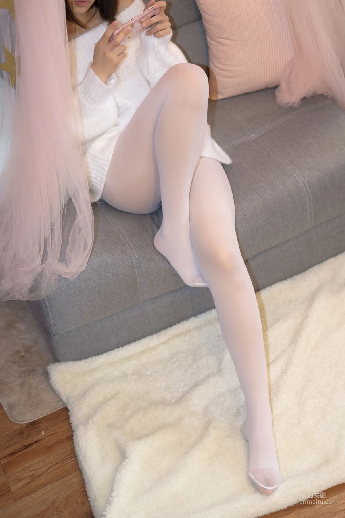 《白丝白毛衣》 [森萝财团] X-012 写真集45