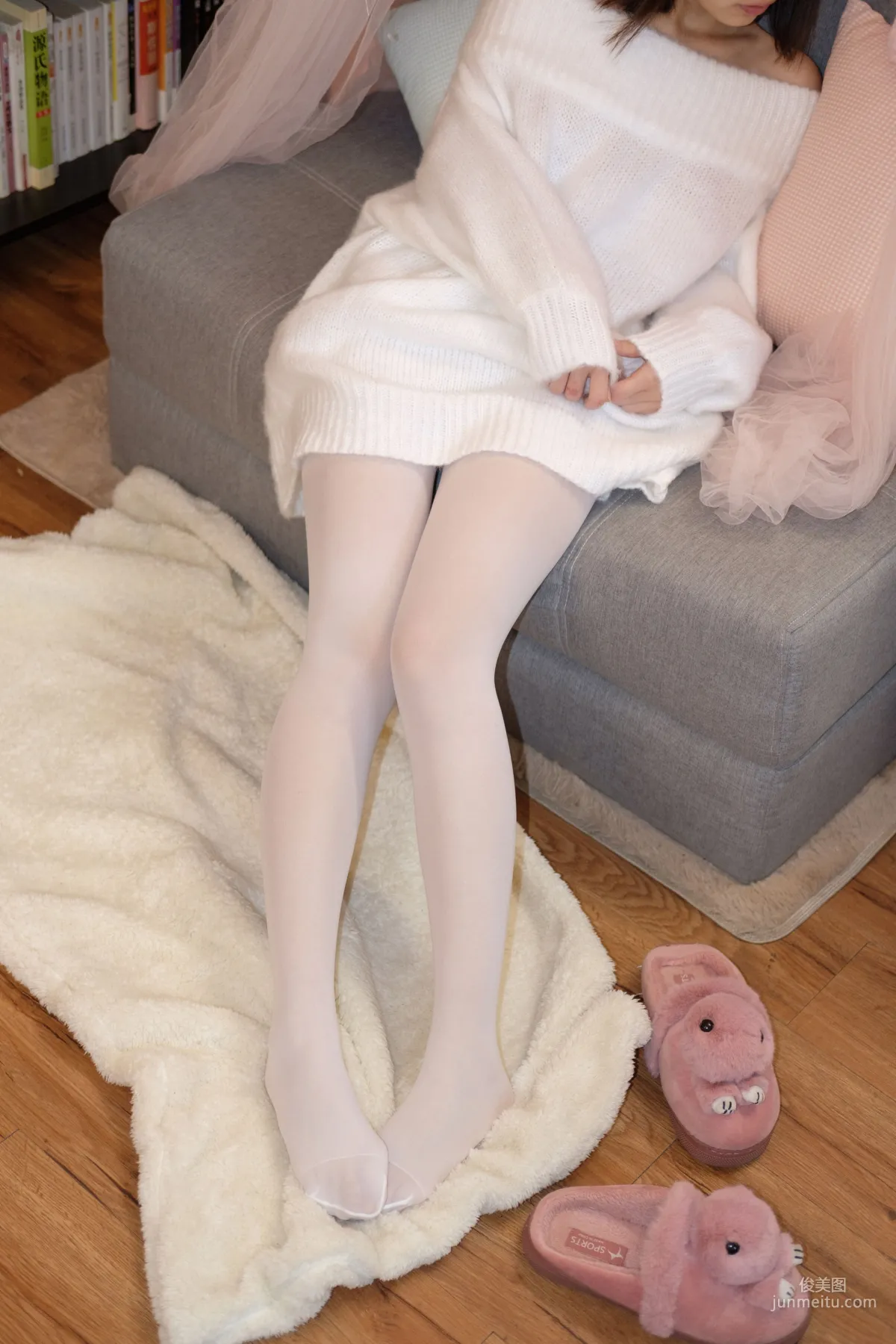 《白丝白毛衣》 [森萝财团] X-012 写真集1