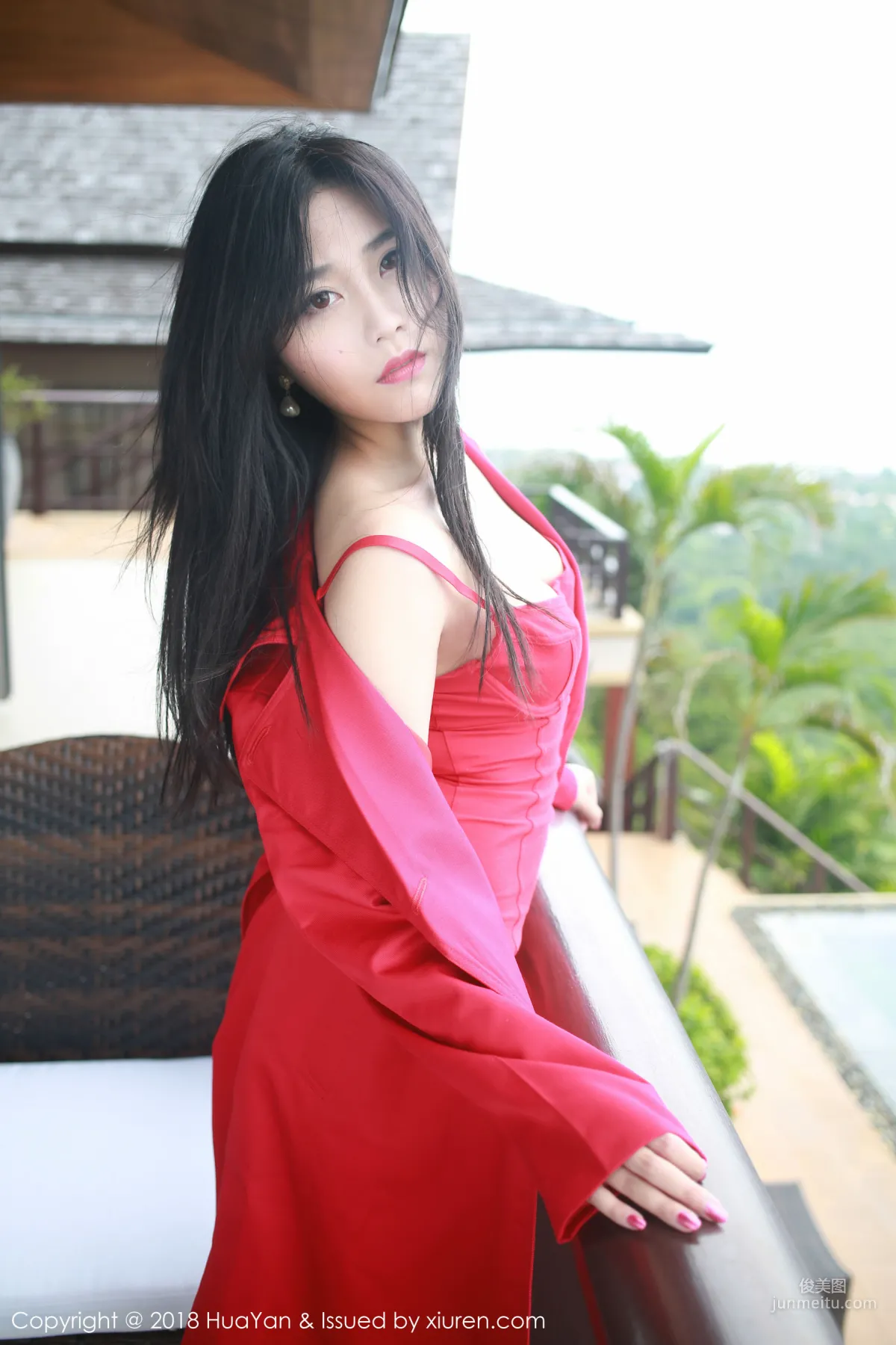 许诺Sabrina《红衣女神》 [花の颜HuaYan] Vol.056 写真集8