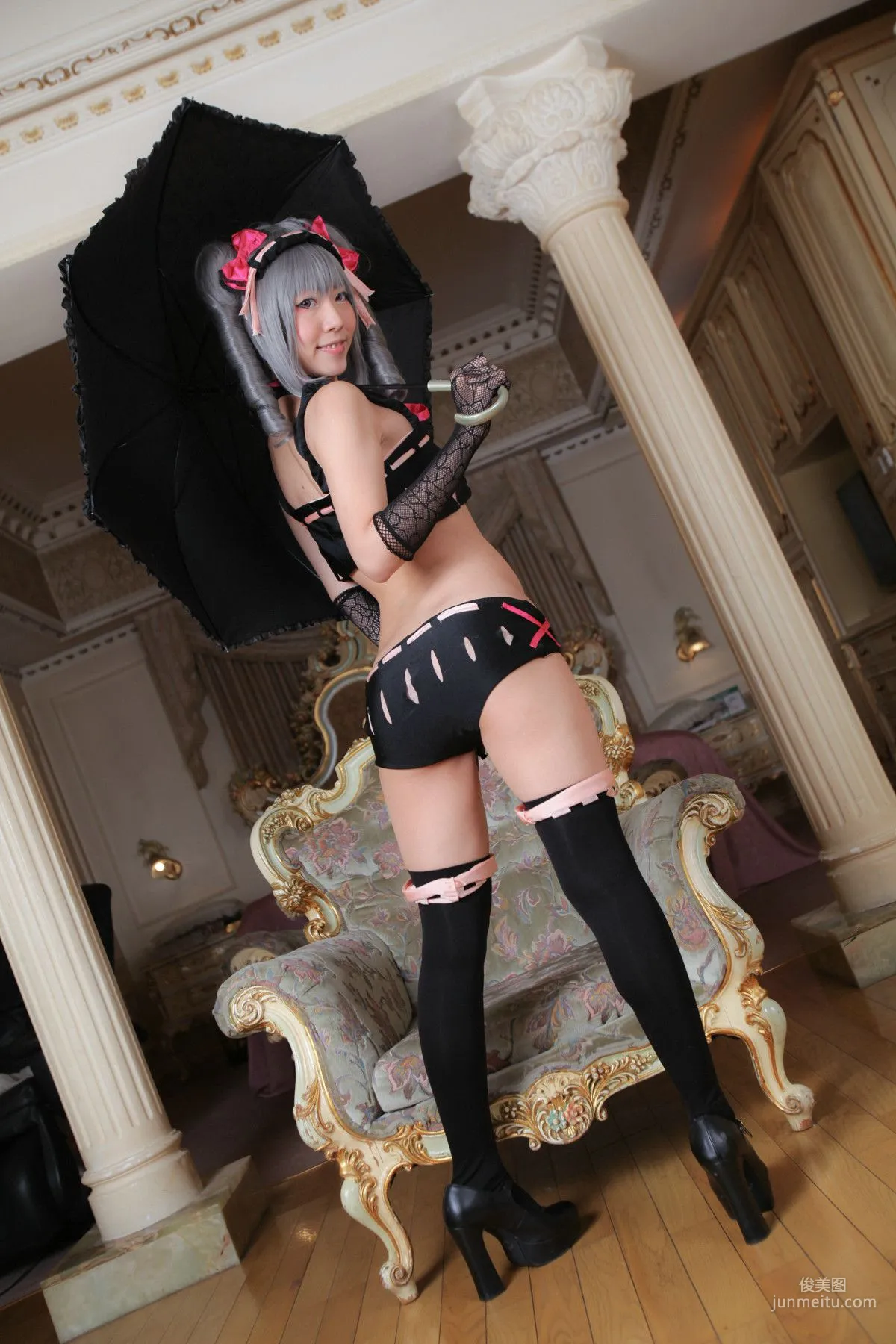 Ayane(あやね) 《Idolmaster》Kanzaki Ranko(神崎蘭子) [Wolf Fang!!] 寫真集 59