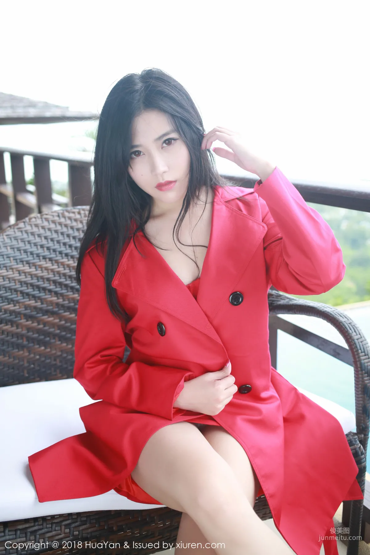 许诺Sabrina《红衣女神》 [花の颜HuaYan] Vol.056 写真集2