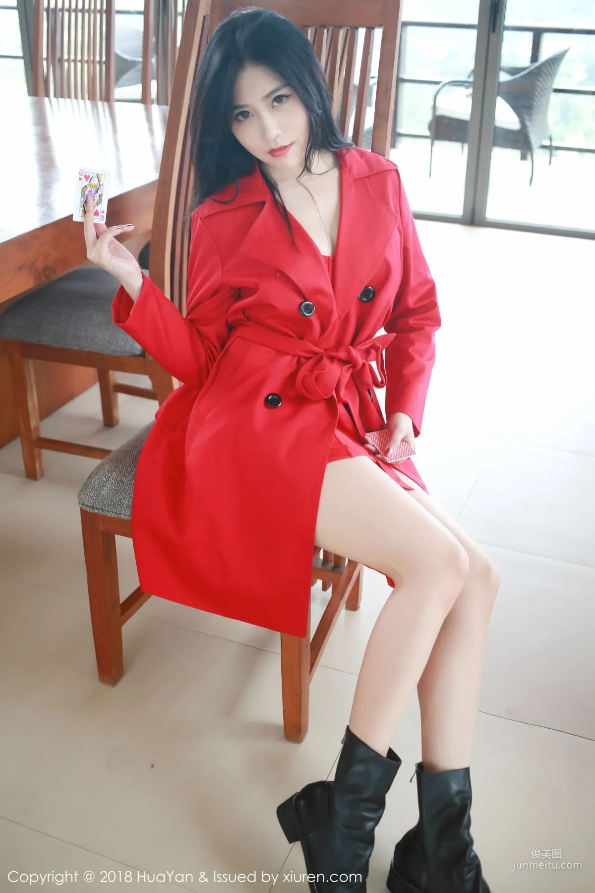 许诺Sabrina《红衣女神》 [花の颜HuaYan] Vol.056 写真集11