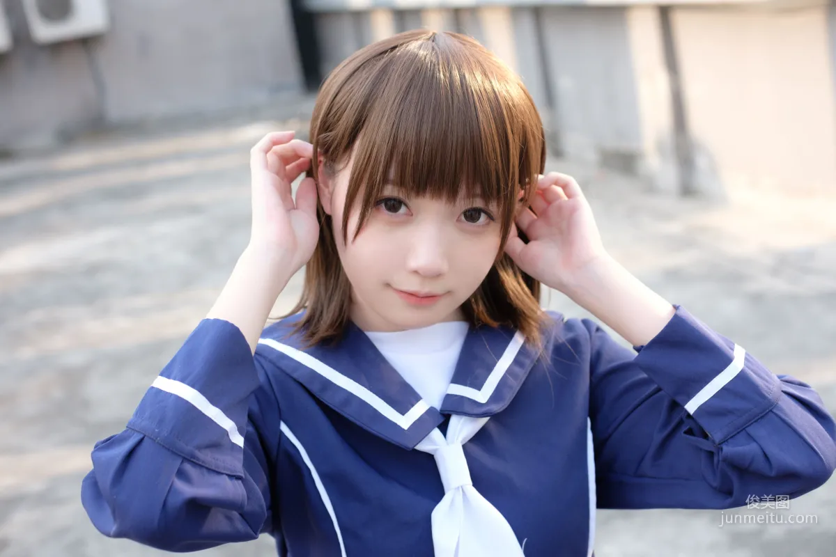 《天台黑絲水手服》 [森蘿财團] X-043 寫真集 52