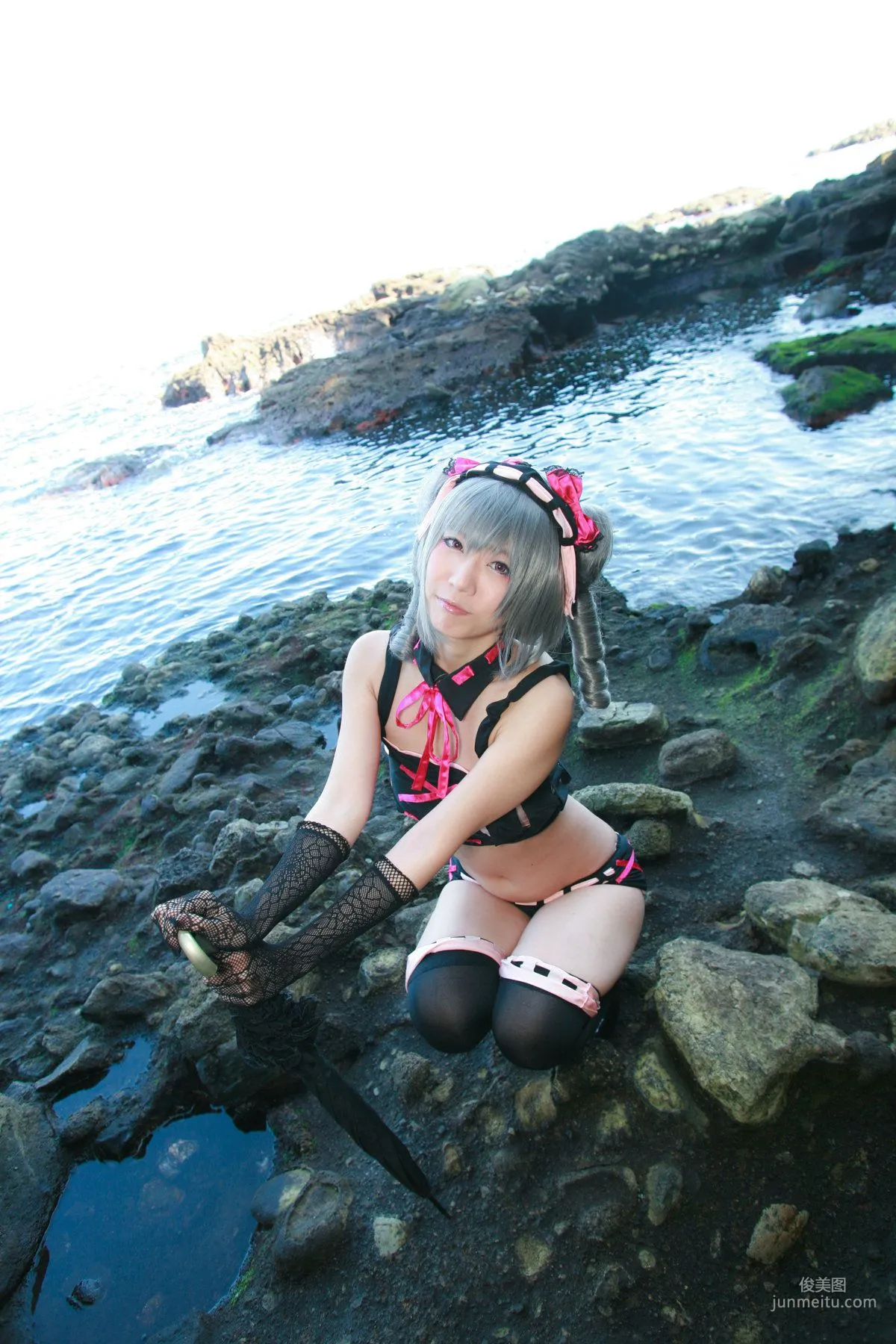 Ayane(あやね) 《Idolmaster》Kanzaki Ranko(神崎蘭子) [Wolf Fang!!] 寫真集 26