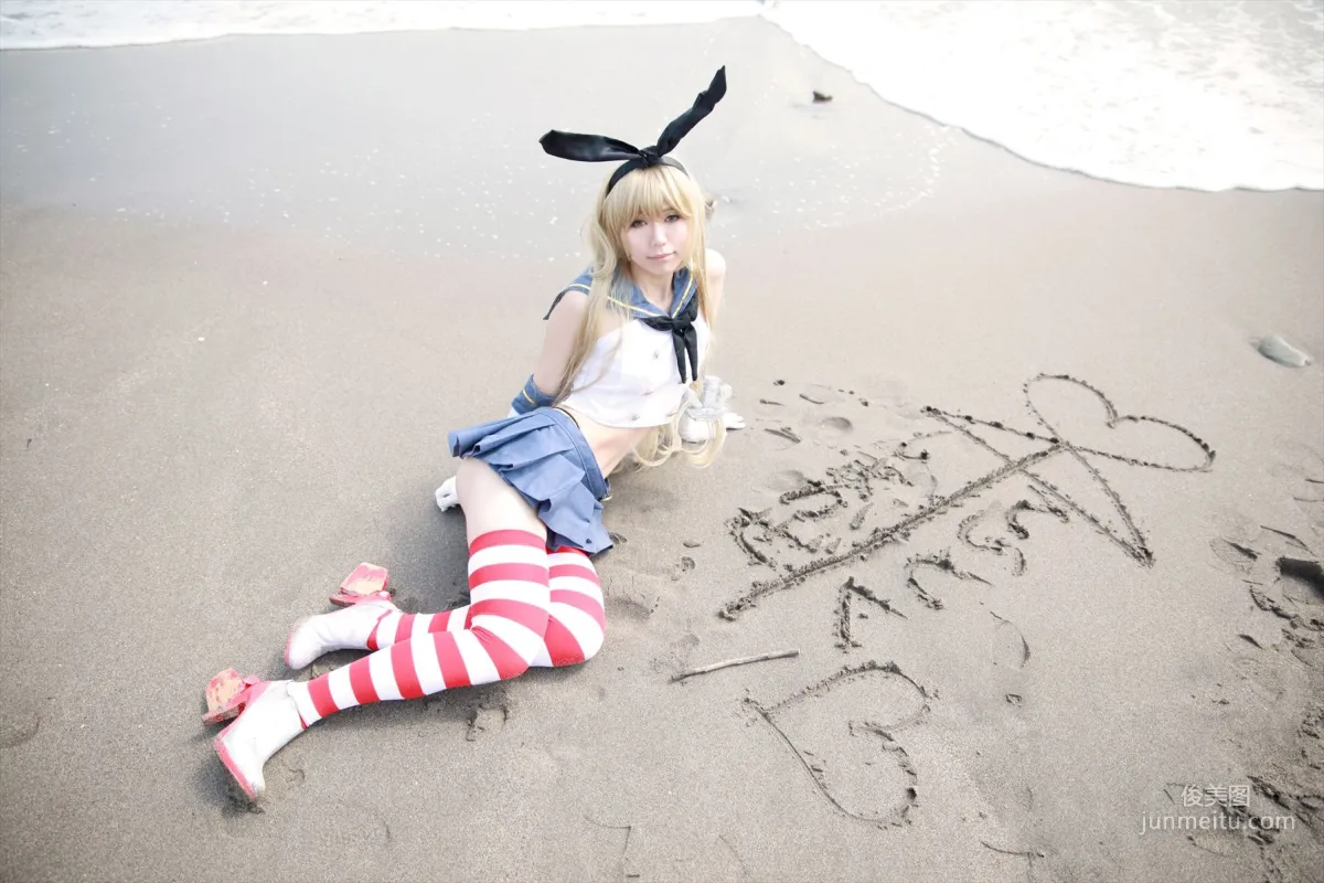 Hozaki(穂咲)《艦隊これくしょん》Shimakaze(島風) [ORANGE MANIAC] 寫真集 39