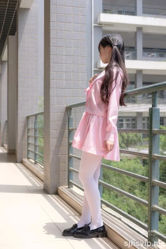 《JK粉色校服白丝》 [森萝财团] X-026 写真集17