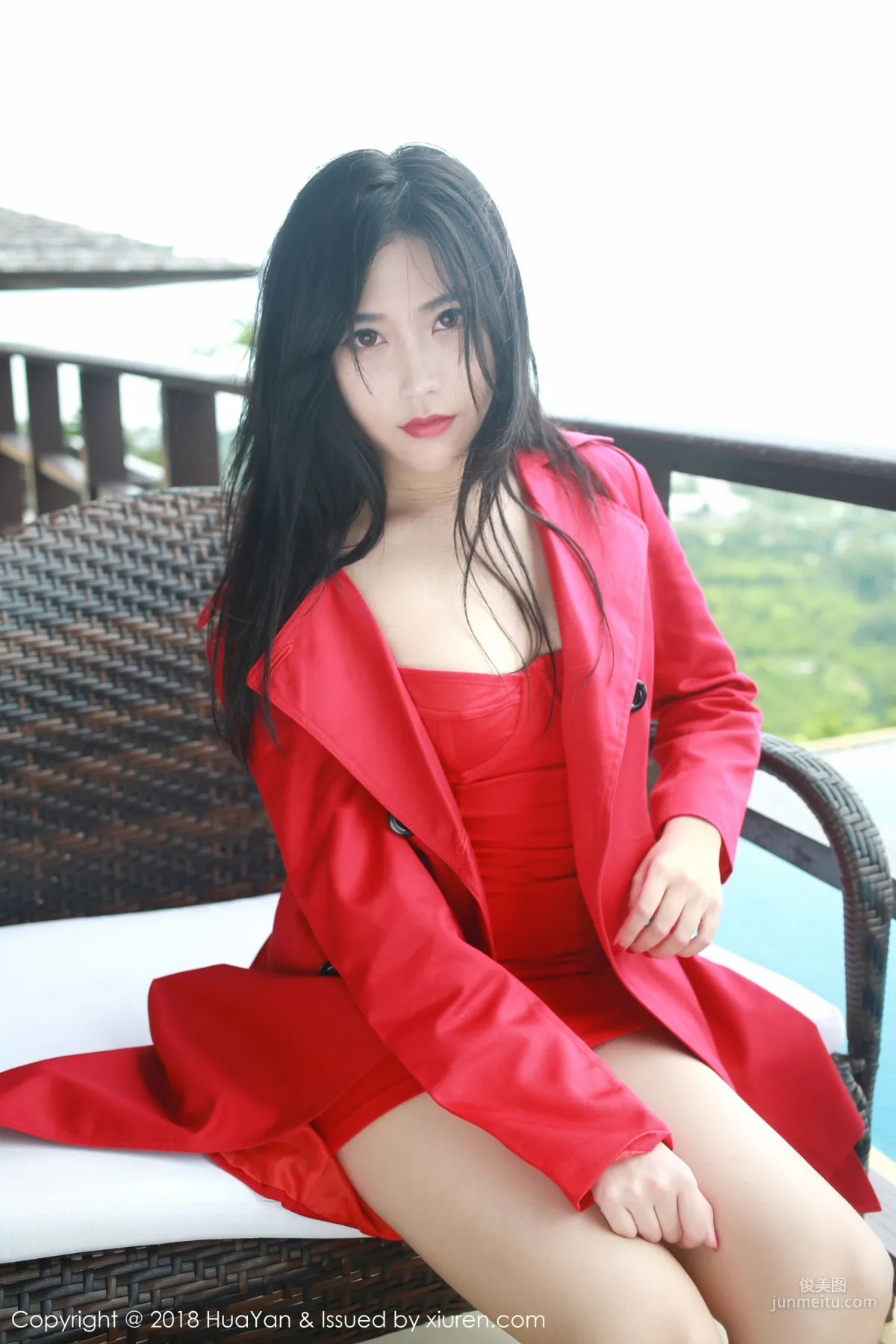 许诺Sabrina《红衣女神》 [花の颜HuaYan] Vol.056 写真集5
