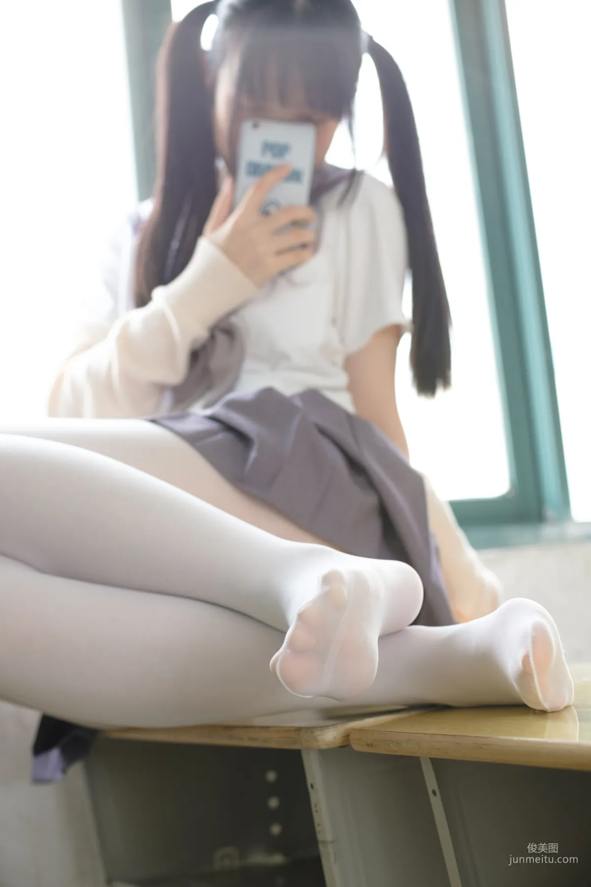 《JK校服白丝》 [森萝财团] X-017 写真集68