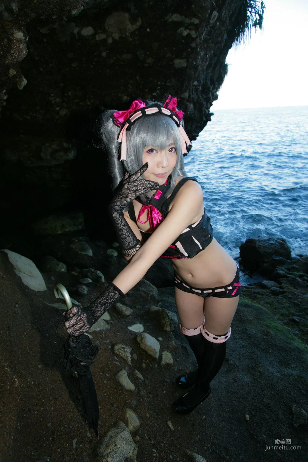 Ayane(あやね) 《Idolmaster》Kanzaki Ranko(神崎蘭子) [Wolf Fang!!] 寫真集 49