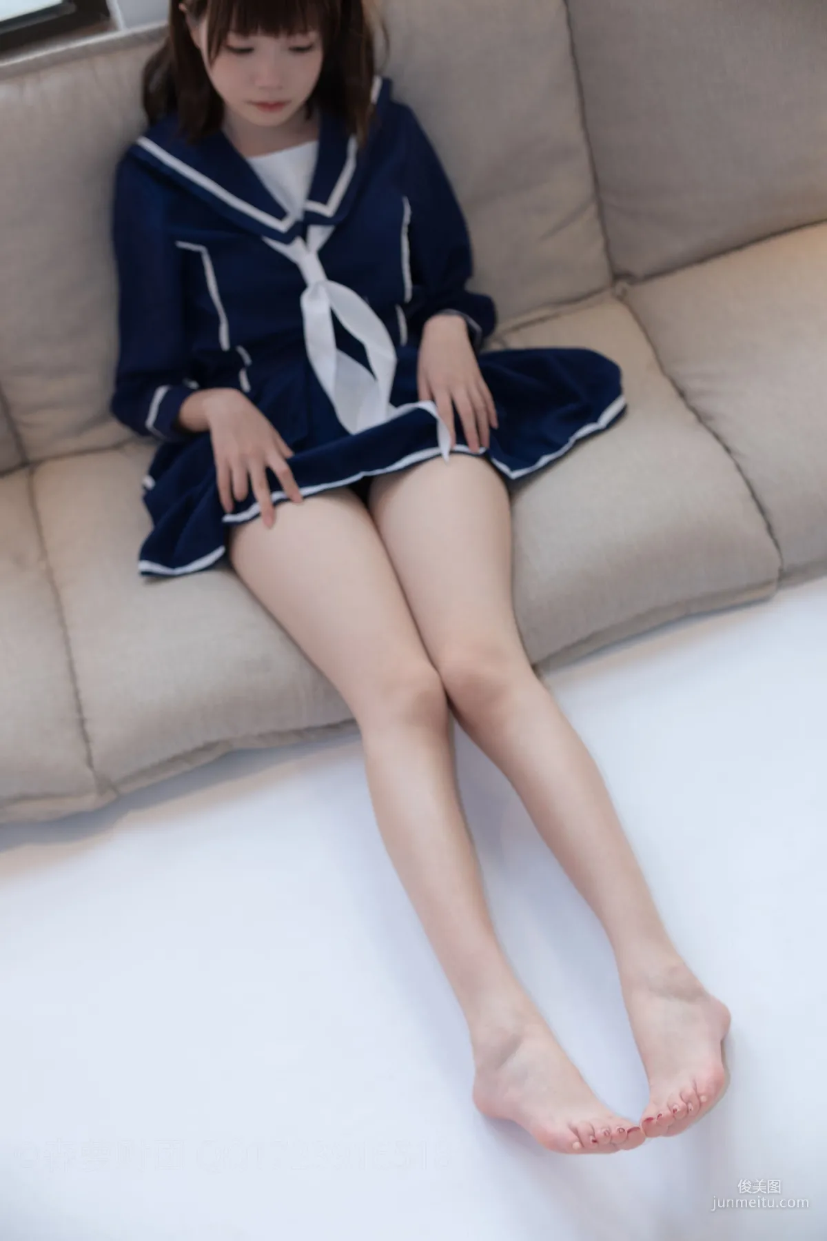 《天台黑絲水手服》 [森蘿财團] X-043 寫真集 101