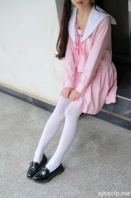 《JK粉色校服白丝》 [森萝财团] X-026 写真集13
