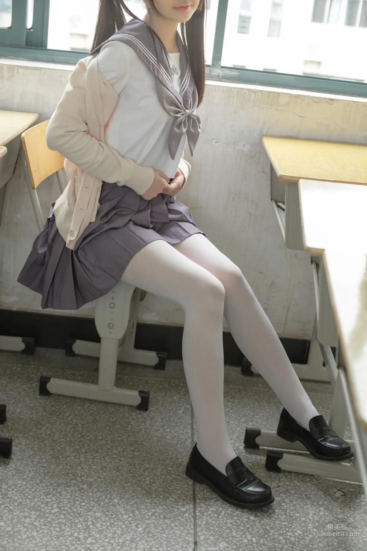 《JK校服白絲》 [森蘿财團] X-017 寫真集 10