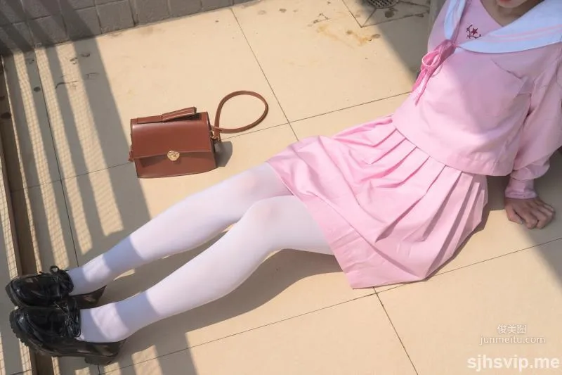 《JK粉色校服白丝》 [森萝财团] X-026 写真集84