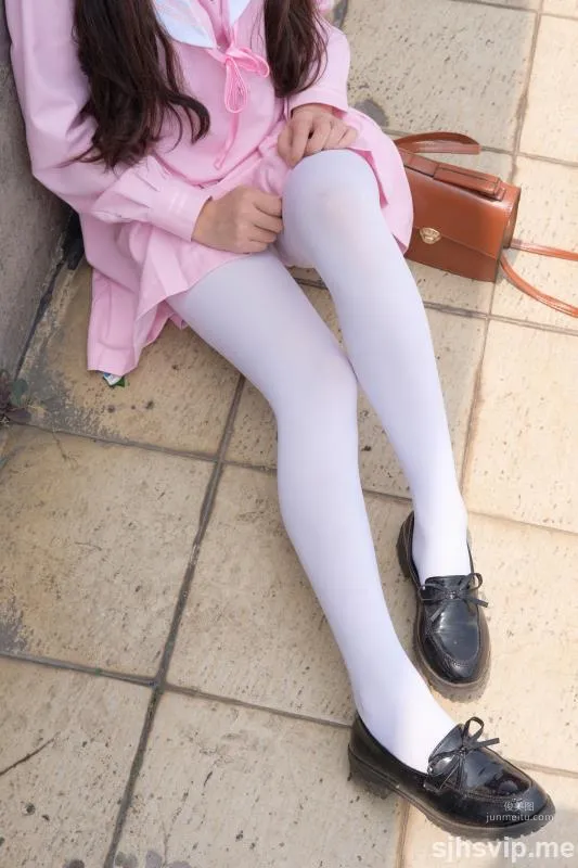 《JK粉色校服白丝》 [森萝财团] X-026 写真集21