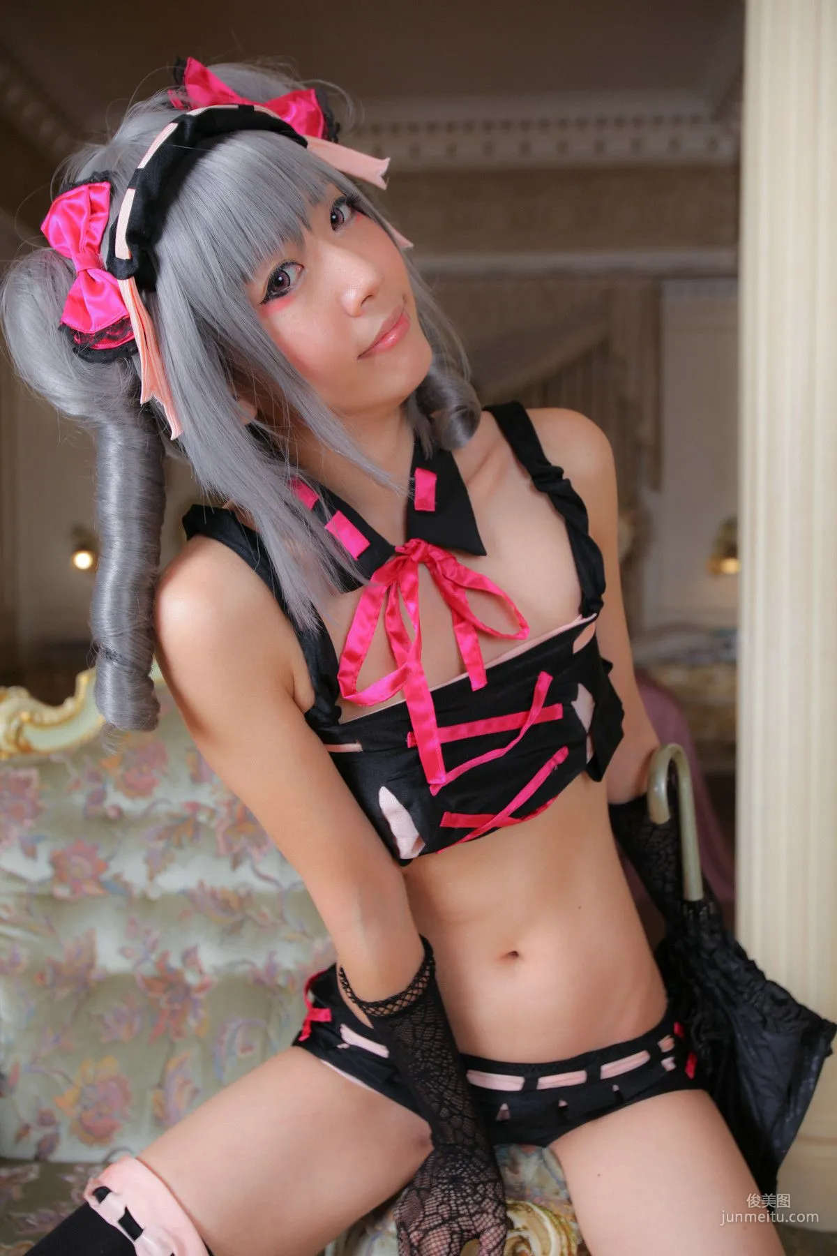 Ayane(あやね) 《Idolmaster》Kanzaki Ranko(神崎蘭子) [Wolf Fang!!] 寫真集 74