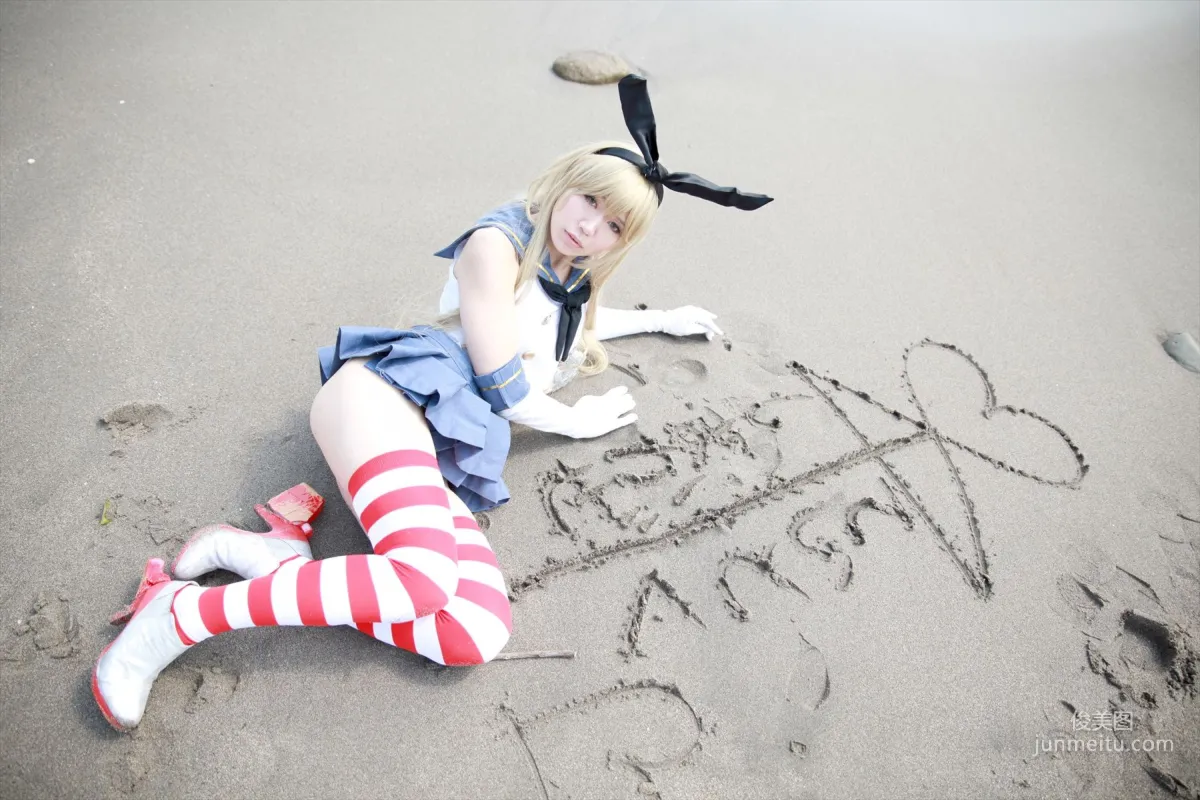 Hozaki(穂咲)《艦隊これくしょん》Shimakaze(島風) [ORANGE MANIAC] 寫真集 42