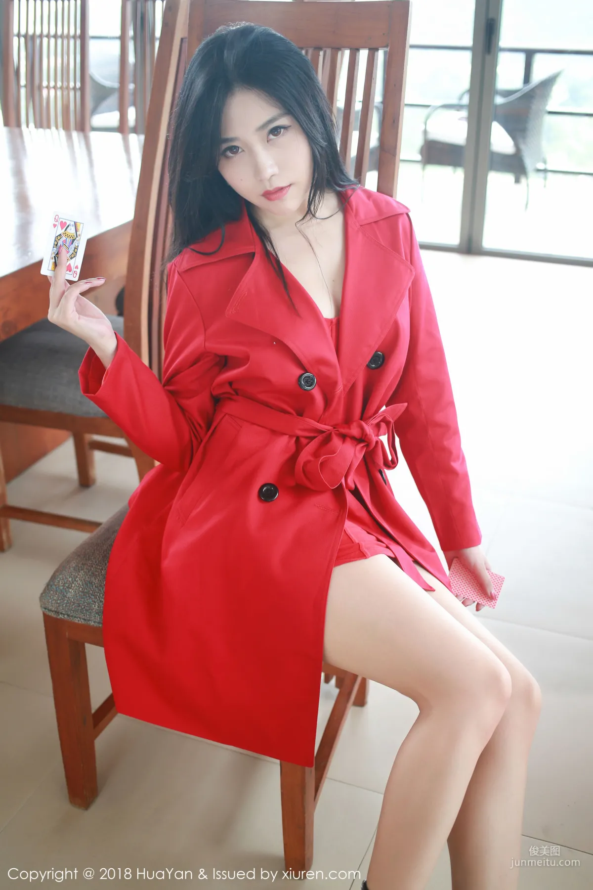 许诺Sabrina《红衣女神》 [花の颜HuaYan] Vol.056 写真集10