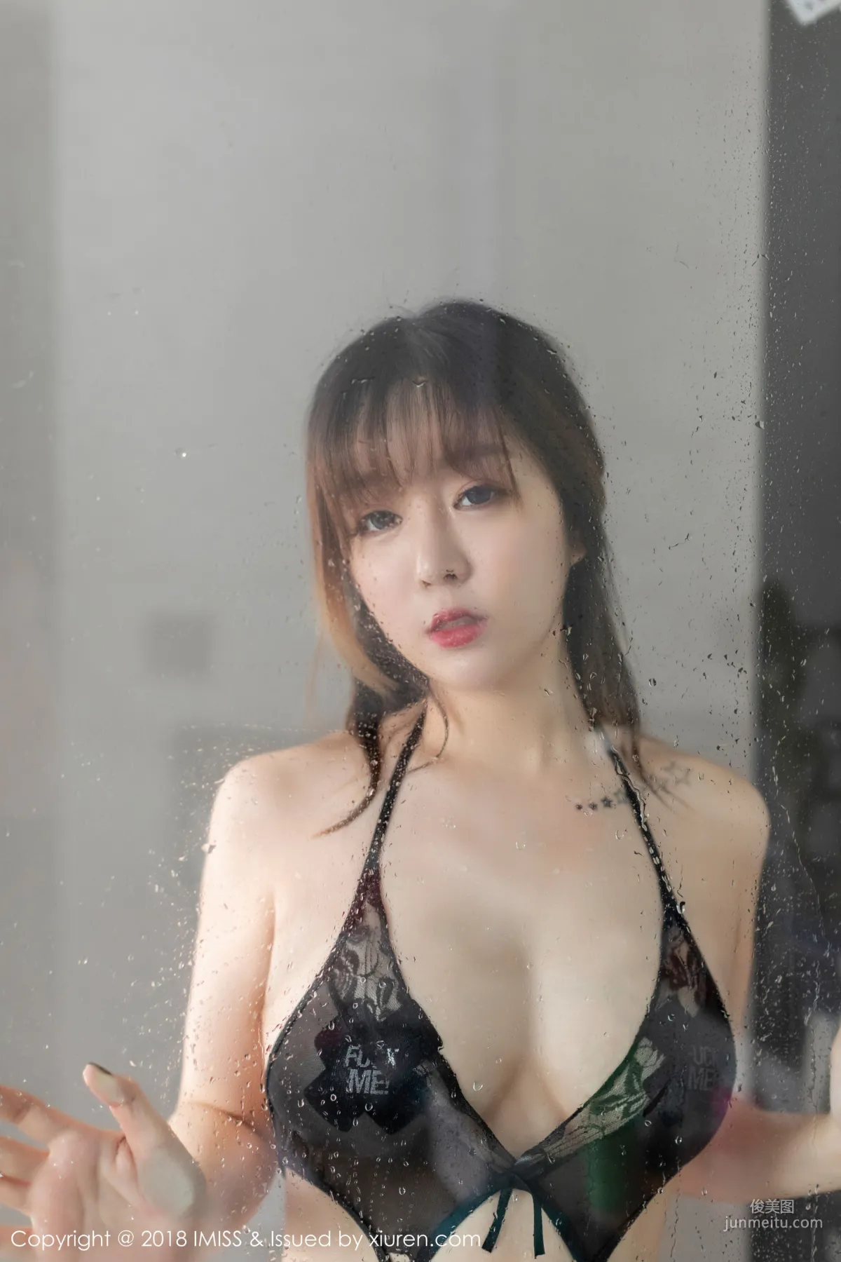 Wang Yuchun Black Silk and Wet Body Both Presented [IMISS] Vol.310 Photo Set photo 26