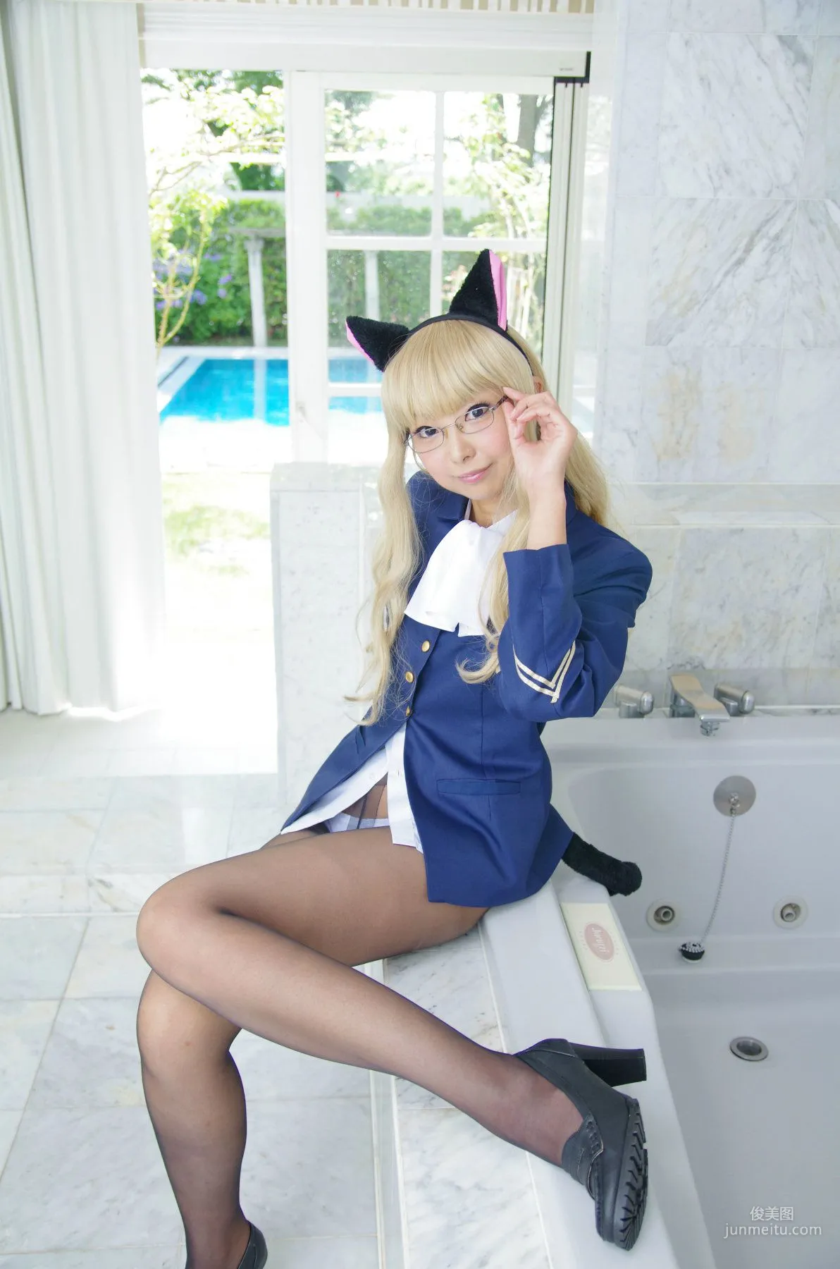 Necoco(猫子) 《Strike Witches》Perrine-H. Clostermann+《放課後プレイ》Kanojo 写真集26