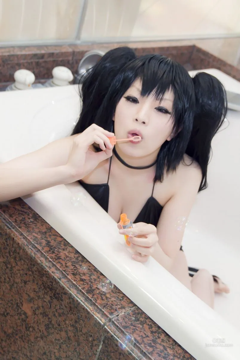 Yami Arai, BLACK ROCK SHOOTER, Black Matagi Inner (Black Rock Shooter / Black Hatsune) Photo Set photo 38