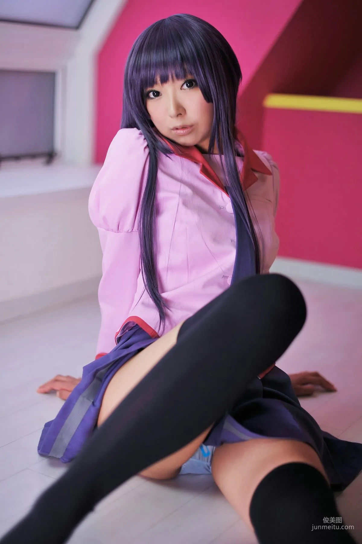 Necoco(ねここ) 《バケモノガタリ》Senjougahara Hitagi & Kanbaru Suruga 寫真集 2