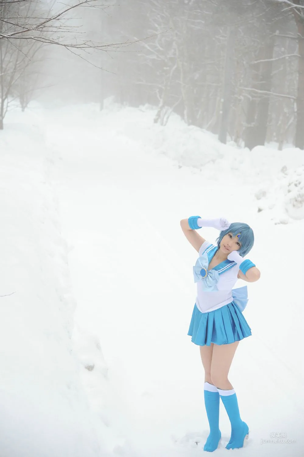 Tenshi Myu & Sakurai Sachi Sailor Moon Mizuno Ami+Hino Rei [Sugar Myuku] Photo Set photo 87