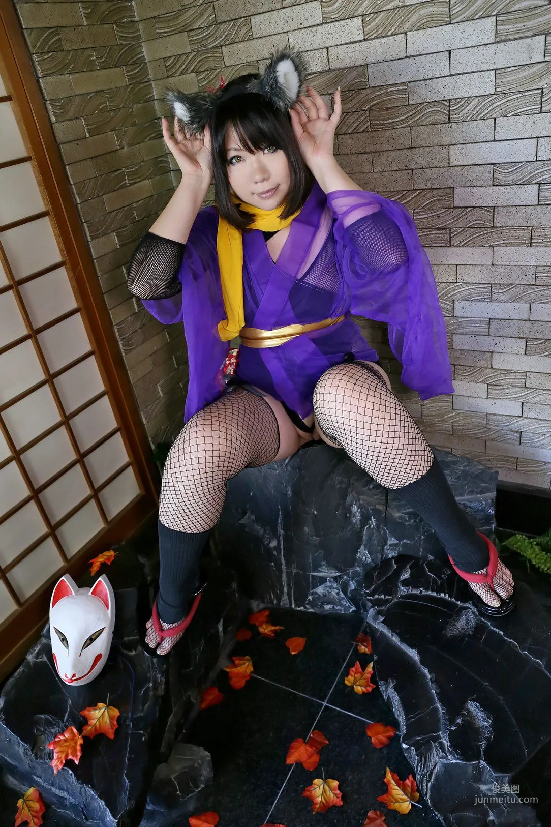Higurashi Rin [Kitsune Fox Club 1st Generation] Female Ninja [Higurashi Project] Photo Set photo 61